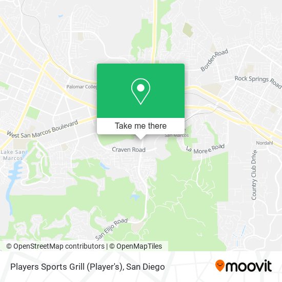 Players Sports Grill (Player's) map