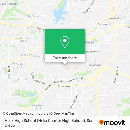 Mapa de Helix High School