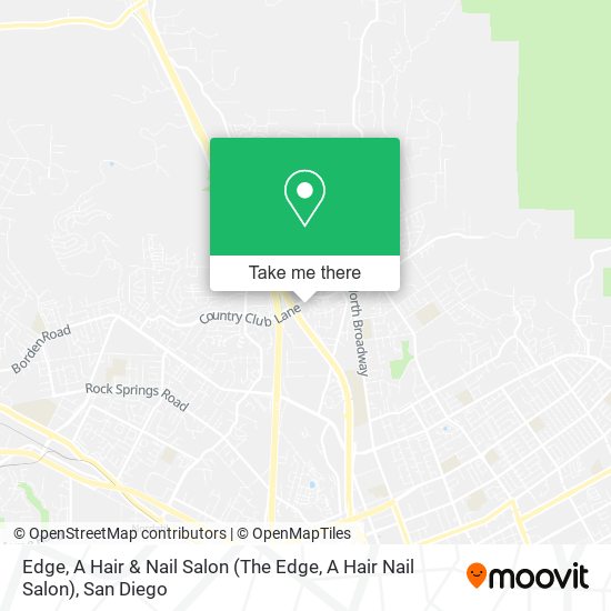 Edge, A Hair & Nail Salon map