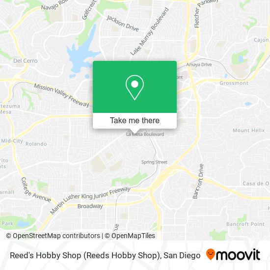 Mapa de Reed's Hobby Shop (Reeds Hobby Shop)