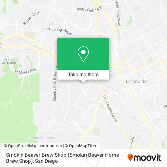 Smokin Beaver Brew Shop map