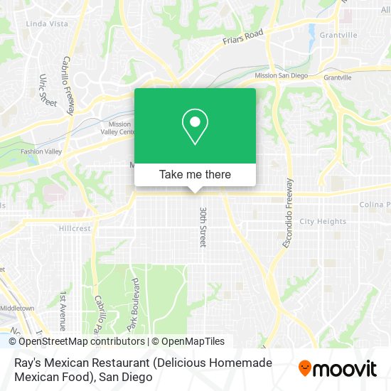 Mapa de Ray's Mexican Restaurant (Delicious Homemade Mexican Food)
