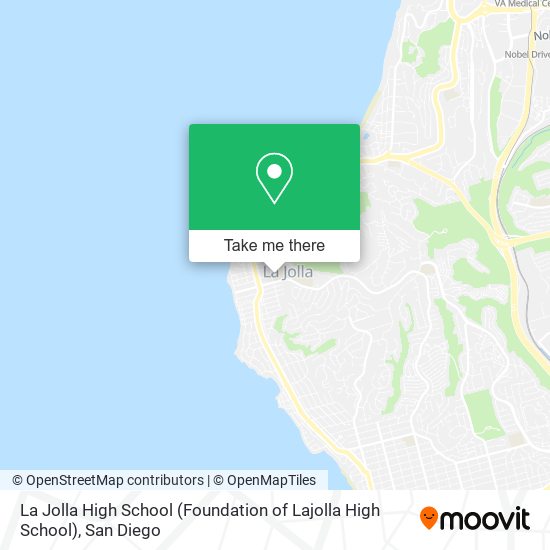 Mapa de La Jolla High School (Foundation of Lajolla High School)