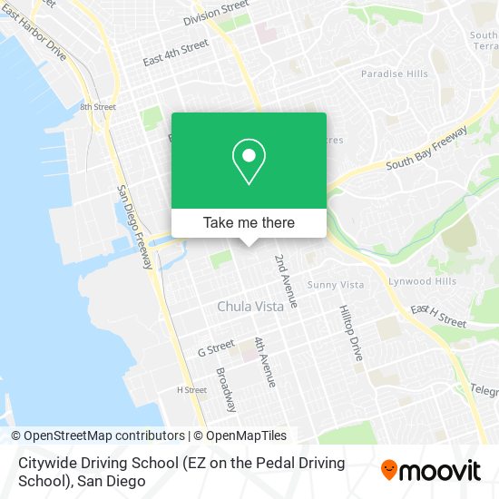 Citywide Driving School (EZ on the Pedal Driving School) map