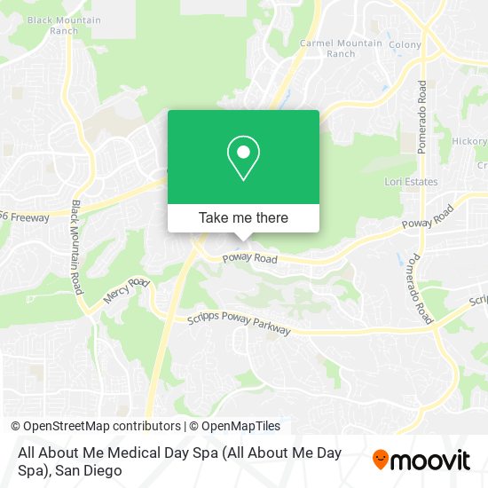 Mapa de All About Me Medical Day Spa