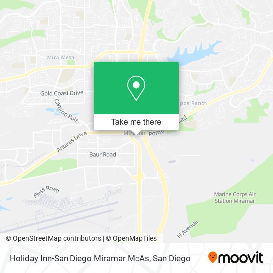 Mapa de Holiday Inn-San Diego Miramar McAs