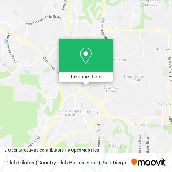 Mapa de Club Pilates (Country Club Barber Shop)