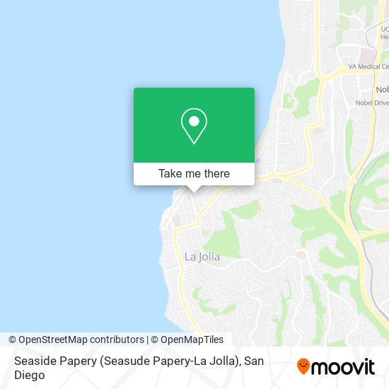 Seaside Papery (Seasude Papery-La Jolla) map