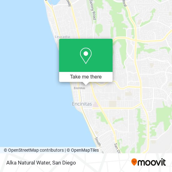Mapa de Alka Natural Water