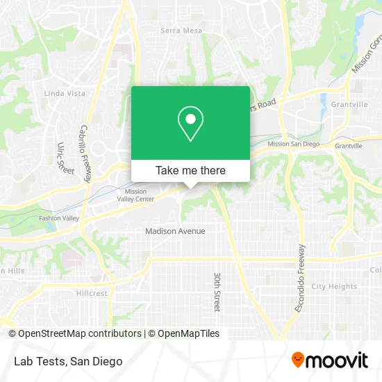 Mapa de Lab Tests