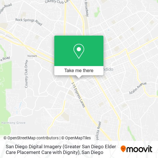 San Diego Digital Imagery (Greater San Diego Elder Care Placement Care with Dignity) map