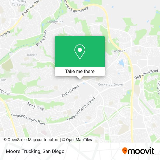 Moore Trucking map