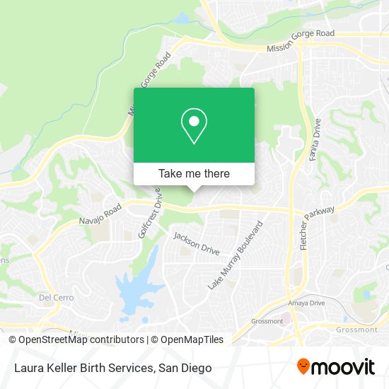 Laura Keller Birth Services map