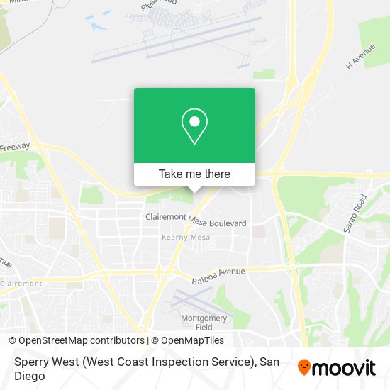 Sperry West (West Coast Inspection Service) map