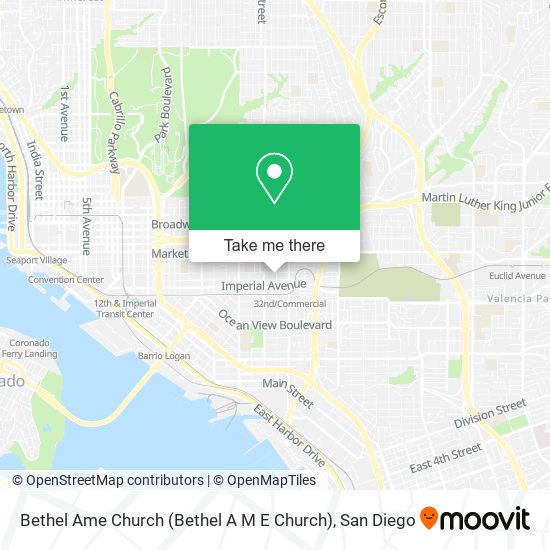 Mapa de Bethel Ame Church (Bethel A M E Church)