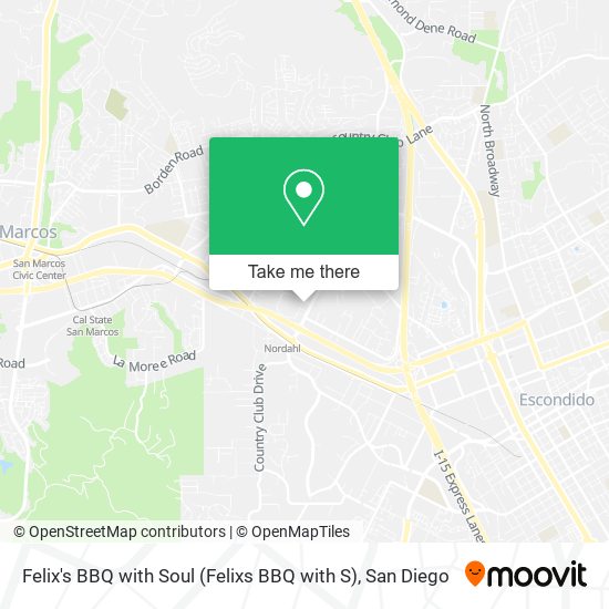 Felix's BBQ with Soul (Felixs BBQ with S) map