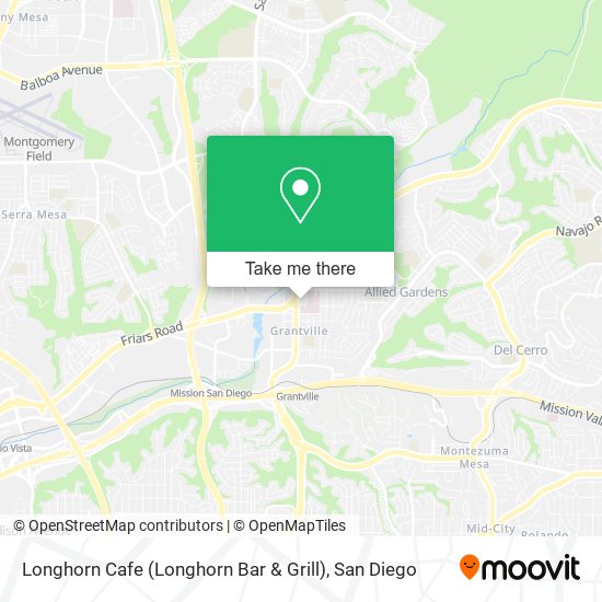 Longhorn Cafe (Longhorn Bar & Grill) map