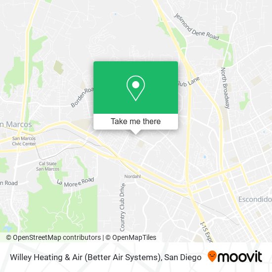 Willey Heating & Air (Better Air Systems) map
