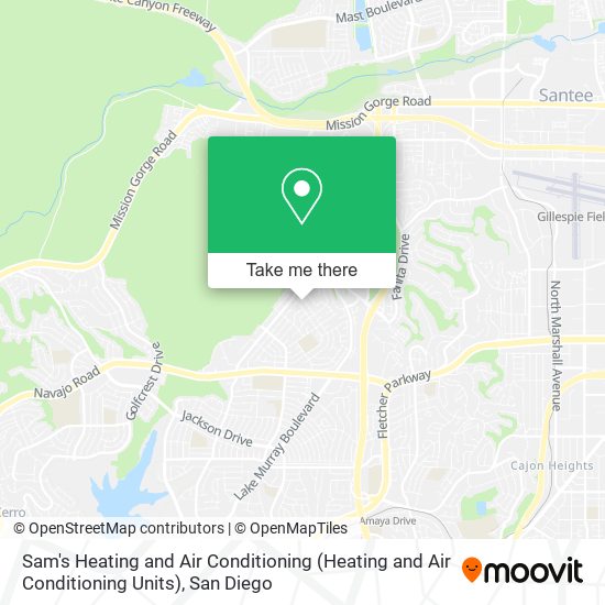 Sam's Heating and Air Conditioning (Heating and Air Conditioning Units) map