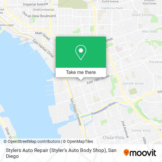 Mapa de Stylers Auto Repair (Styler's Auto Body Shop)