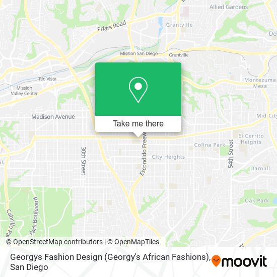 Mapa de Georgys Fashion Design (Georgy's African Fashions)