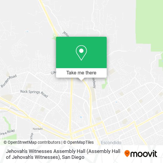 Jehovah's Witnesses Assembly Hall map