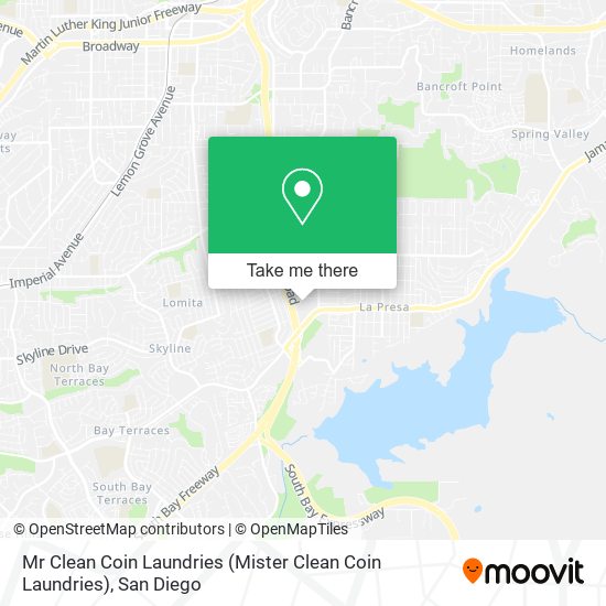 Mr Clean Coin Laundries map