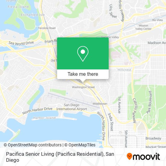 Mapa de Pacifica Senior Living (Pacifica Residential)