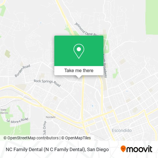 Mapa de NC Family Dental (N C Family Dental)