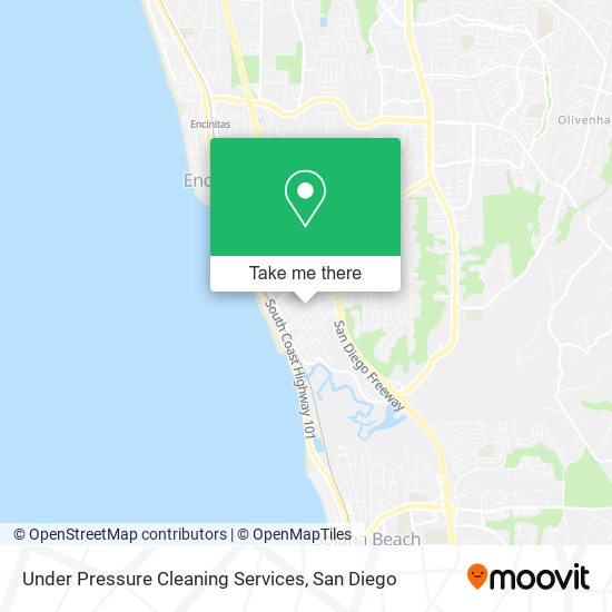 Mapa de Under Pressure Cleaning Services