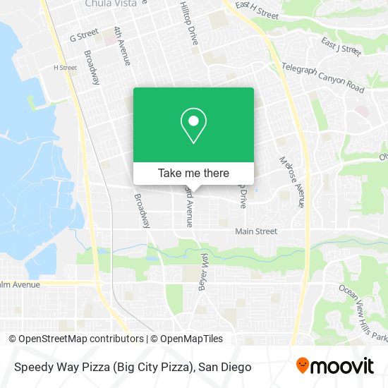 Speedy Way Pizza (Big City Pizza) map