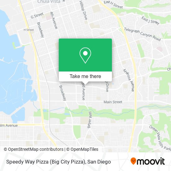 Mapa de Speedy Way Pizza (Big City Pizza)