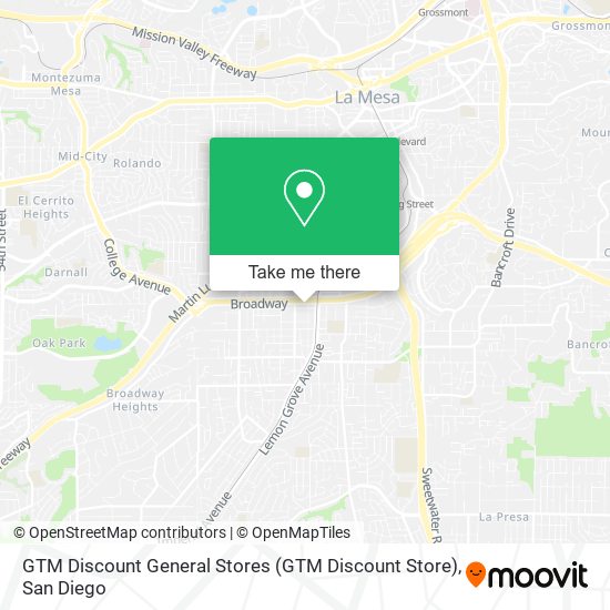 GTM Discount General Stores (GTM Discount Store) map