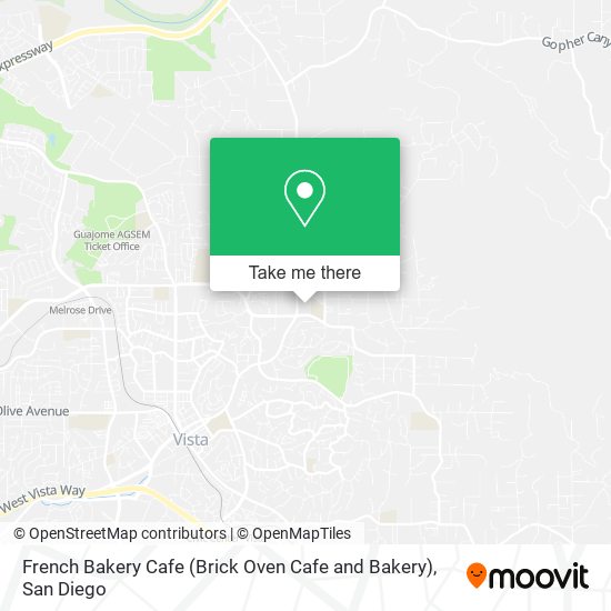 French Bakery Cafe (Brick Oven Cafe and Bakery) map