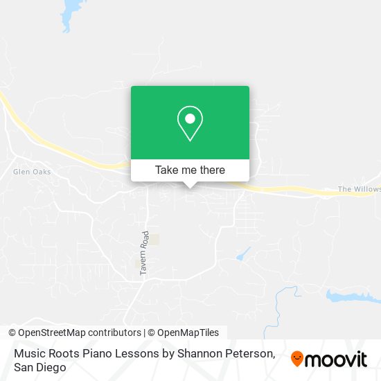 Music Roots Piano Lessons by Shannon Peterson map