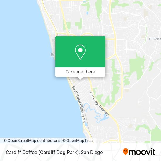 Mapa de Cardiff Coffee (Cardiff Dog Park)