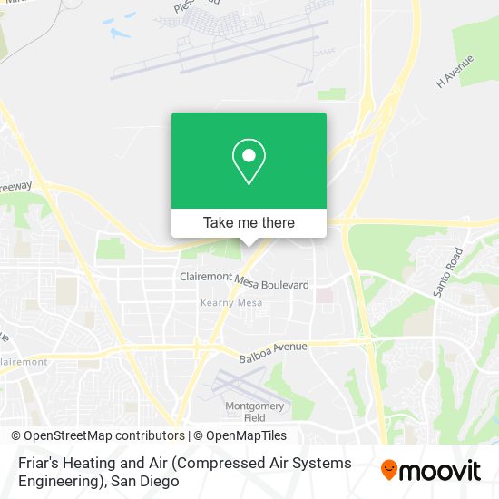 Friar's Heating and Air (Compressed Air Systems Engineering) map