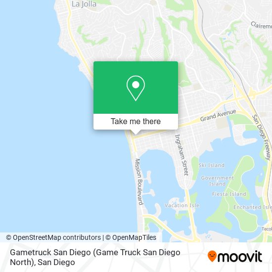 Gametruck San Diego (Game Truck San Diego North) map