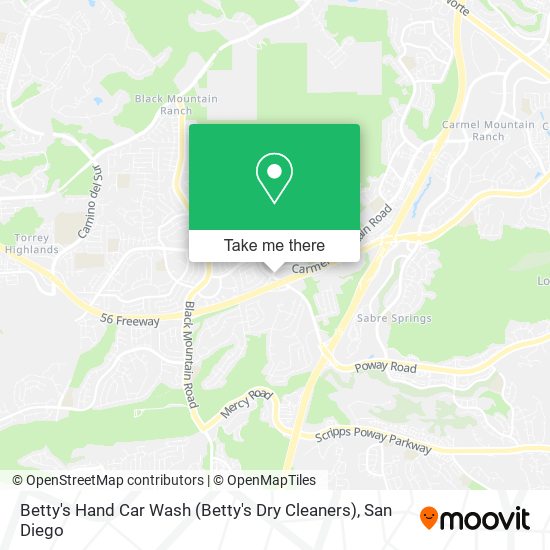 Betty's Hand Car Wash (Betty's Dry Cleaners) map