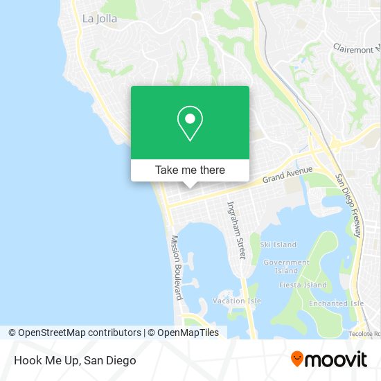 Hook Me Up map