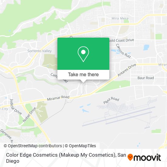 Color Edge Cosmetics (Makeup My Cosmetics) map