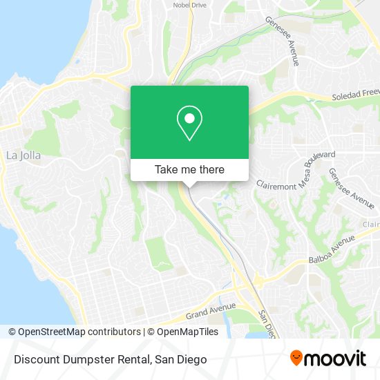 Mapa de Discount Dumpster Rental