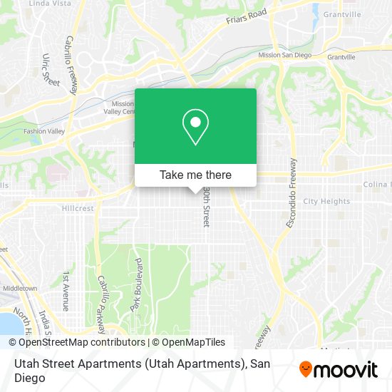 Mapa de Utah Street Apartments (Utah Apartments)