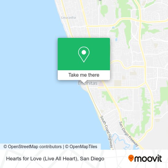 Hearts for Love (Live All Heart) map