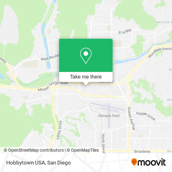 Hobbytown USA map