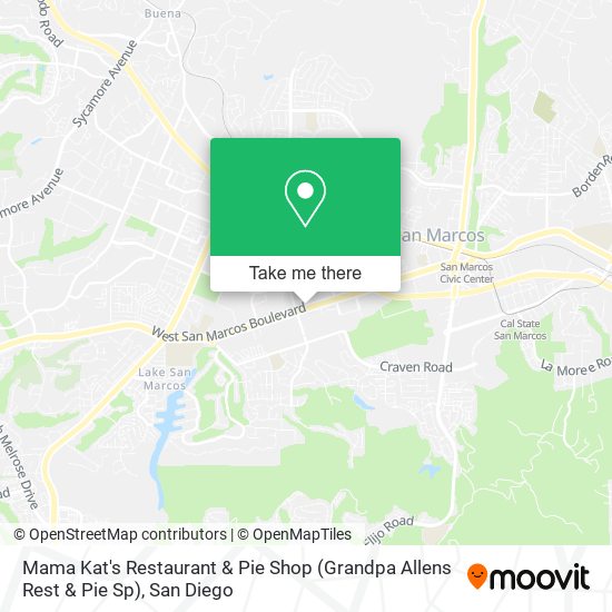 Mama Kat's Restaurant & Pie Shop (Grandpa Allens Rest & Pie Sp) map
