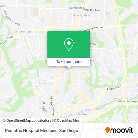 Mapa de Pediatric Hospital Medicine