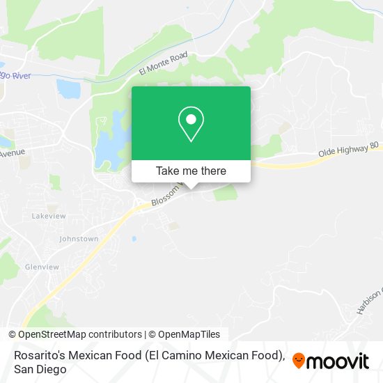 Rosarito's Mexican Food (El Camino Mexican Food) map