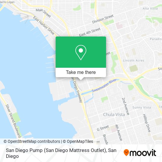 San Diego Pump (San Diego Mattress Outlet) map