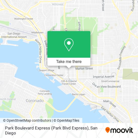 Park Boulevard Express (Park Blvd Express) map